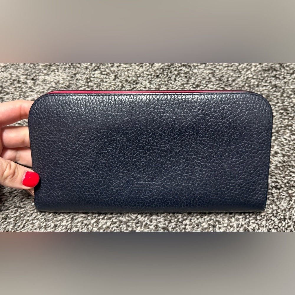 Christian Dior large blue/pink wallet - Picture 2 of 13